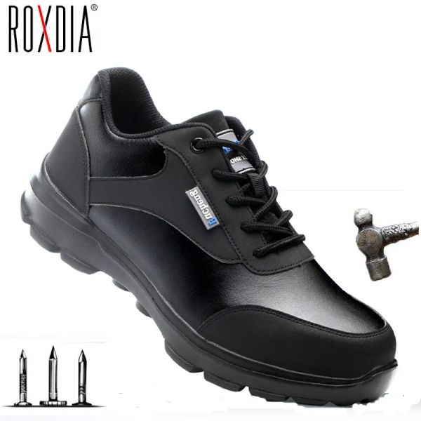 Botas Drop Shipping Mulheres trabalham tênis de tênis Ultralight Men Sapatos de segurança para aço de aço ao ar livre Capt Protect Industry Plus Tamanho 3646 RXM327