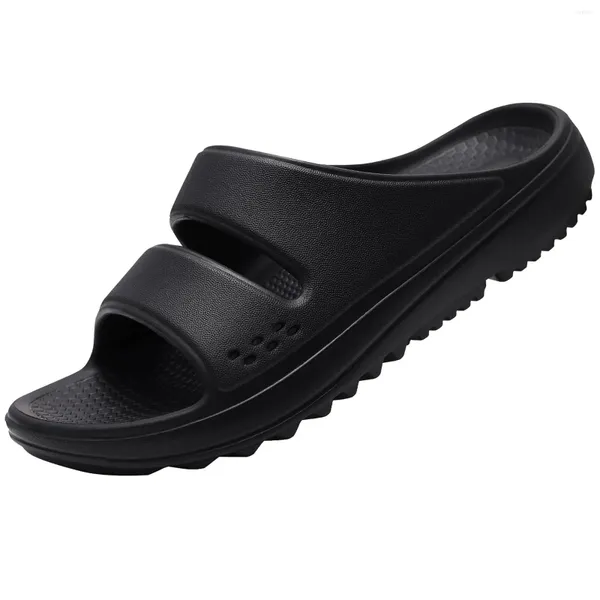 Chinelos Shevalues Sandálias Ortopédicas Masculinas Moda Praia Flip Flops Unissex Macio com Suporte de Arco Casa Banheiro Slides