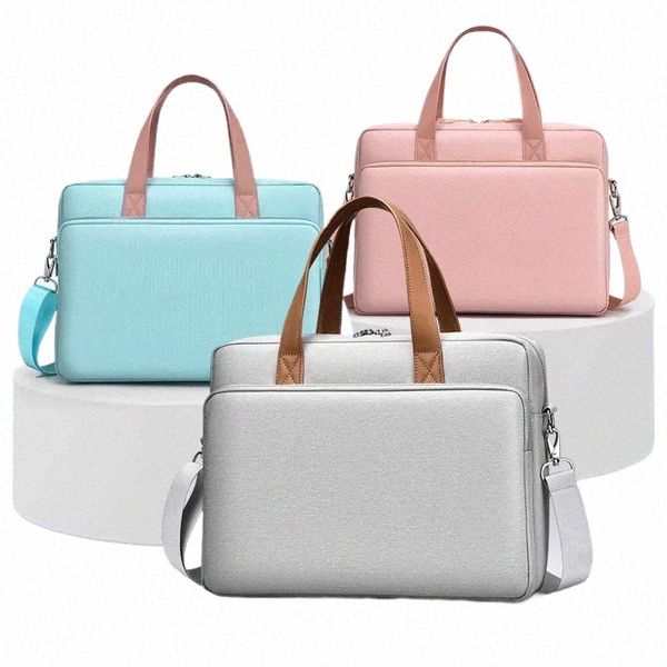 Busin Laptop Bag Case Ombro Tote Bag Notebook Bag Briefcase Notebook Top-Handle Bags Multifuncional Laptop Protecti 33xc #