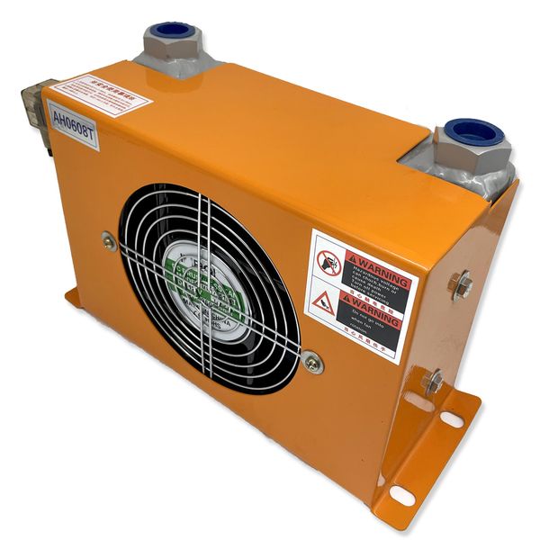 Cooler de ar hidráulico de 60L/min AH0608T-CA Ferramentas de hardware de vendas a quente Máquina de resfriamento de óleo de resfriamento de ar 110V 220V 24V 12V 380V