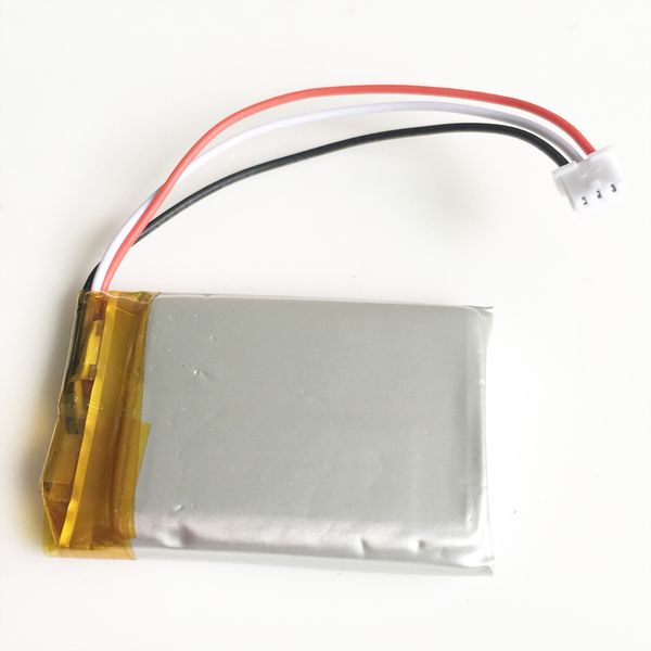 3.7V 500mAh Polímero LIPO Lítio Bateria recarregável JST 3pin Plug 1.0/1.25/1.5/2.0/2,5mm para MP3 GPS Bluetooth Headset 582535