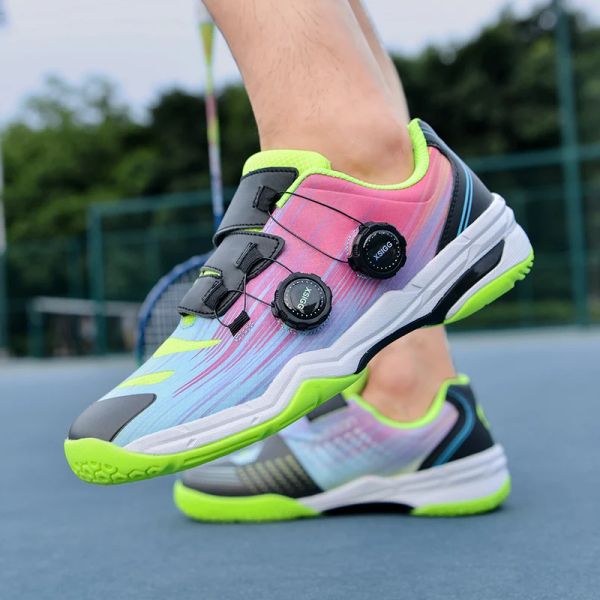 Sapatos novos tênis profissionais de vôlei masculino e feminino tamanhos grandes 3646 tênis leves de badminton tênis não deslizantes