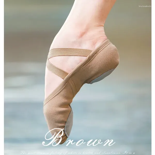 Scarpe da ballo da donna, da uomo, professionali, per ballerini classici, scarpe da ginnastica comode in cotone elasticizzato Dames Schoenen