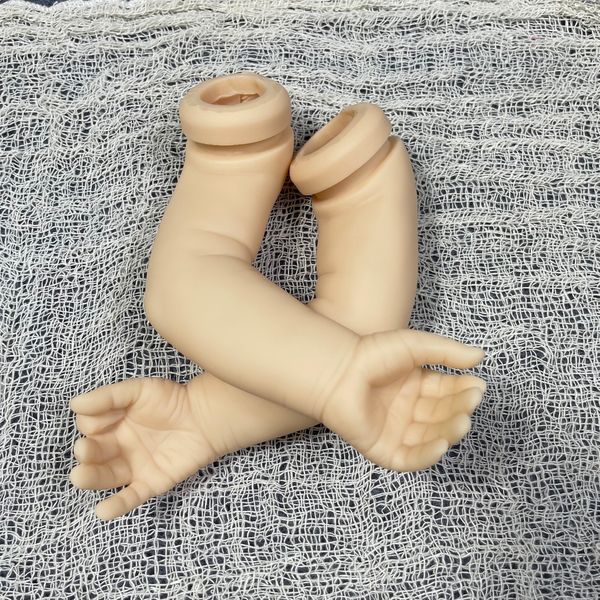 Novo kit de boneca renascida de Alessia Reborn Reborn Baby Vinyl Kit não pintada peças de bonecas inacabadas com coa kit de boneca renascida em branco