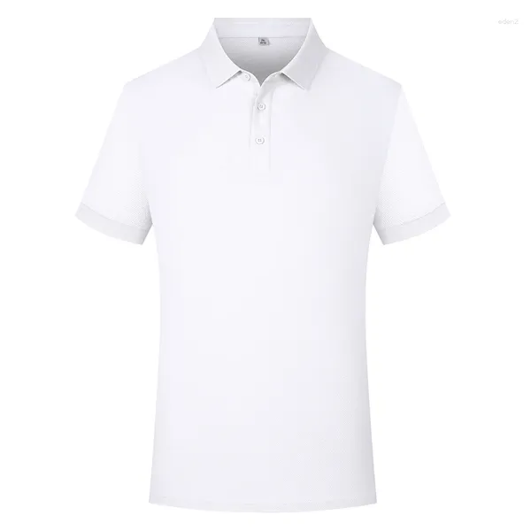 Мужская рубашка-поло S-4XL, дышащая качественная одежда с короткими рукавами, универсальное модное пальто для пар, рабочая одежда