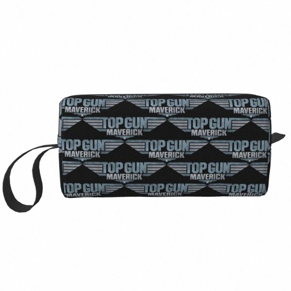 Borsa da toilette personalizzata Top Gun Maverick Donna Organizzatore di trucco cosmetico Custodia per kit Dopp per bellezza da donna L6s0 #