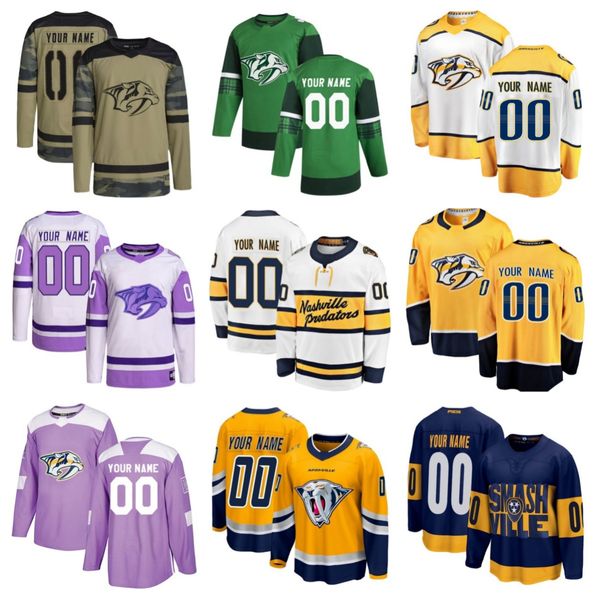 Maglie hockey Uomo Donna Gioventù Roman Josi Filip Forsberg Juuse Saros Cody Glass Kiefer Sherwood Jeremy Lauzon Colton Sissons Tommy Novak