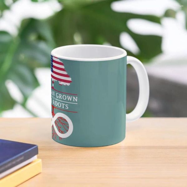 Tassen American Grown With Metis Roots Kaffeetasse Biertasse Anime Tourist