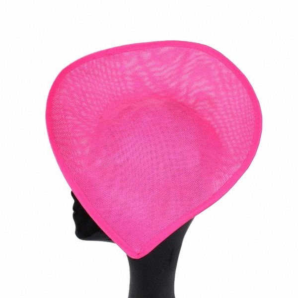 nuovo design a forma di calore 30 cm grande base fascinator per le donne cappello da sposa per feste accessori per capelli fai da te imitati sinamay chapeau 65is #