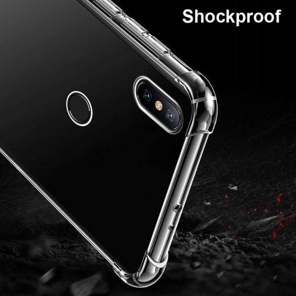 Stoßdichtes Airbag -Hülle für Xiaomi Mi 8 Lite Mi8 SE Pro Soft Silikon Transparentes Telefon zurück -Abdeckung für Xiaomi Mi 8 MI8 Pro Funda