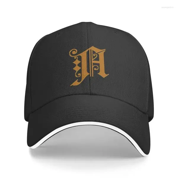 Top Caps Kişiselleştirilmiş Altın Mektup Bir Beyzbol Kapağı Spor Erkekler Kadınlar Ayarlanabilir Baba Şapka Bahar