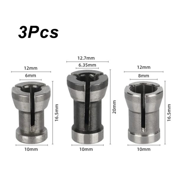 6/6,35/8 мм Collet Adapter Adapter Cragrage Machine Электрический маршрутизатор фрезерный режущий