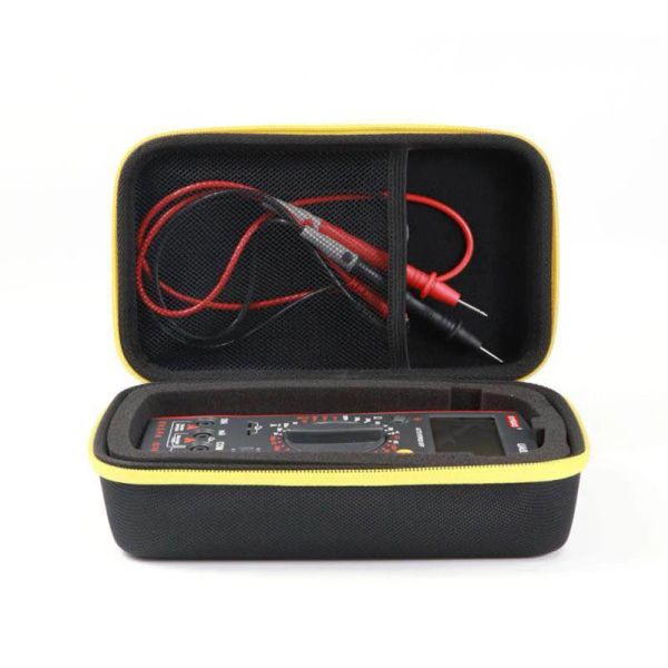 Multimeter -Aufbewahrungsbeutel mit Mesh -Taschen -Werkzeug wasserdichte Stoßdämpfer Eva Hard Case Multimeter -Tragetasche für F117C F17B F115