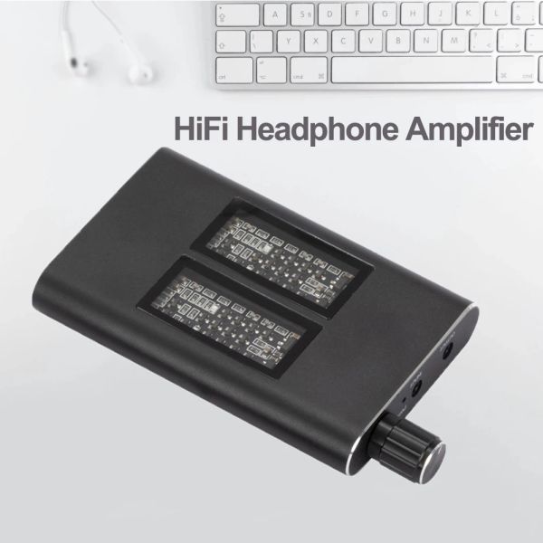 Verstärker 16150 Ohm HiFi Kopfhörer -Kopfhörerverstärker 3,5 mm Jack Aux Tragbarer einstellbarer Audio -Verstärker für Mobiltelefonmusikplayer