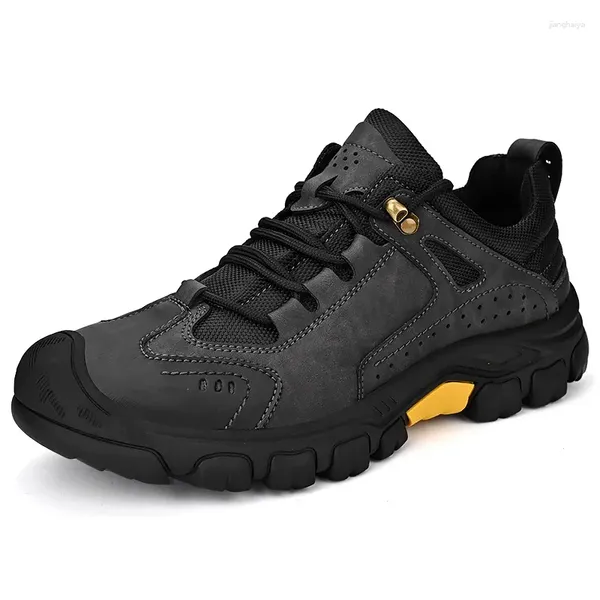 Scarpe da fitness Comode Scarpe da trekking da uomo Sneakers da uomo Suola in gomma impermeabile Escursionismo di alta qualità Resistente all'usura antiscivolo