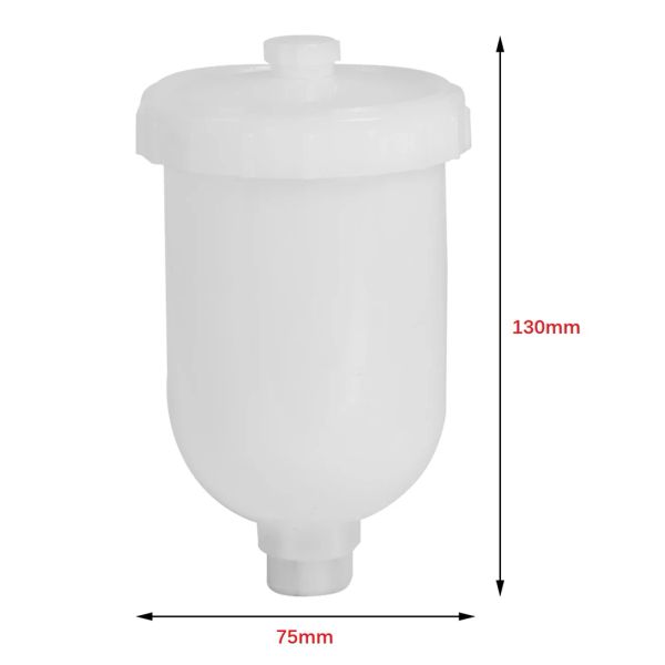 Connettore filettato a tazza di spruzzatura da 300 ml di vernice a spruzzo in plastica per h-2000 r-100 hvlp strumento di vernice spray per parti di pistola a spruzzo