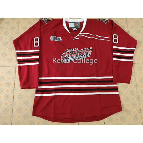 24S Oshawa Generals # 91 John Tavares 88 Eric Lindros 2 Bobby Orr Hockey Jersey Bordado Costurado Personalize qualquer número e nome Jerseys