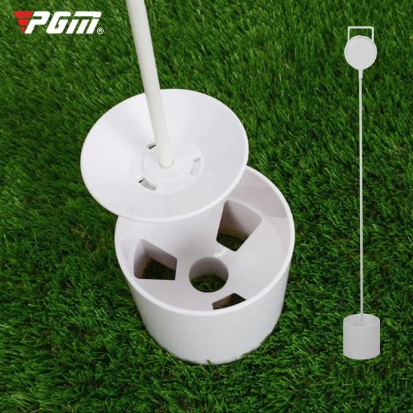 AIDS PGM GOLF PATTION GRÜNEN GINTER Garten Abs Plastik Übung Loch Tasse Flagge Stick Pitch -Ausrüstung Weißes Zubehör ca. 500 g 10,5 cm