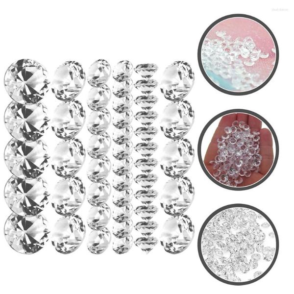 Vazolar 500 PCS Takı Rhinestone Masa Dekorasyonu Akrilik Rhinestones Confetti Dekoratif Sahne Düğün Süslemeleri