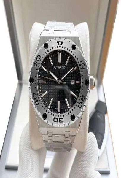 Herren Automatische Mechanische Uhren Klassischen Stil Edelstahl Mann Business Armbanduhren montre de luxe Männliche Uhr Klares Gehäuse Bac6354963