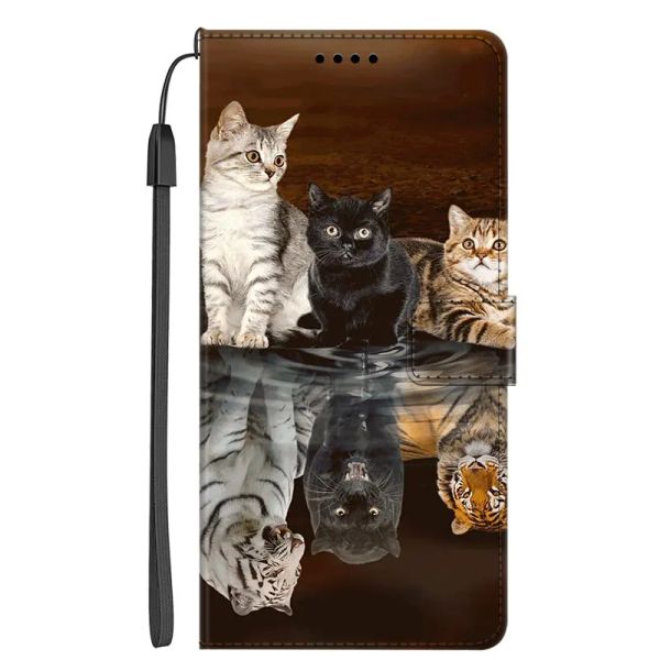 Caixa de telefone para Samsung Galaxy S24 / S 24 Plus / S24 Ultra 5G Flip Leather Livro