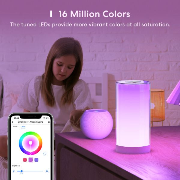 Lampada da tavolo WiFi Meross Smart US/EU/UK/AU TOUP SENSO DI SUPPORTO DI LUCE DI MADULO DEMMABILE HomeKit Alexa Assistant SmartThings