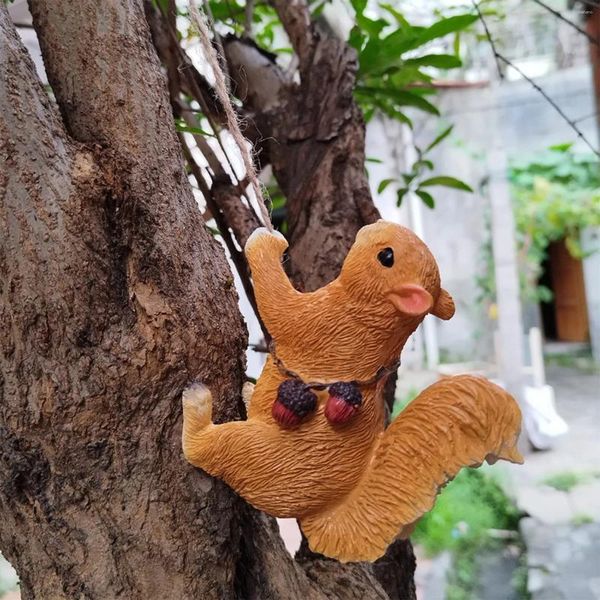 Gartendekorationen, simulierte Tiere, Hofdekoration, Baum, dekorative Ornamente, gefälschtes Eichhörnchen