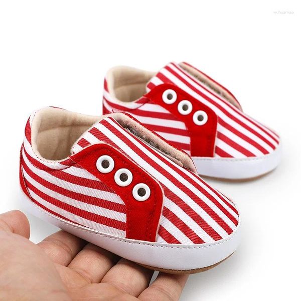 Primeiros caminhantes 0-18m nascido bebê meninos meninas sola macia tênis de algodão infantil antiderrapante prewalkers sapatos de lona casuais