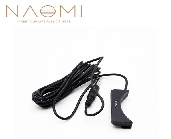 NAOMI Amplificatore per chitarra classica acustica Soundhole Pickup BL Parti di chitarra Accessori Chitarra acustica KQ1A Piezo NEW5250645