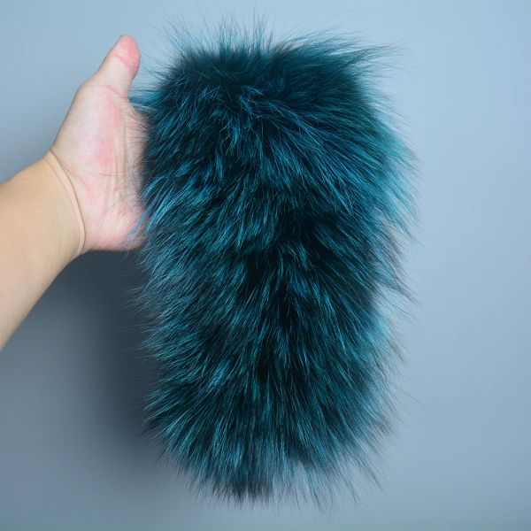 2024 Hot Sale Women Women Real Fox Fur Schelf Fur Bands de cabeça de bom inverno pescoço de luxo mais quente silenciadores de anel de peles