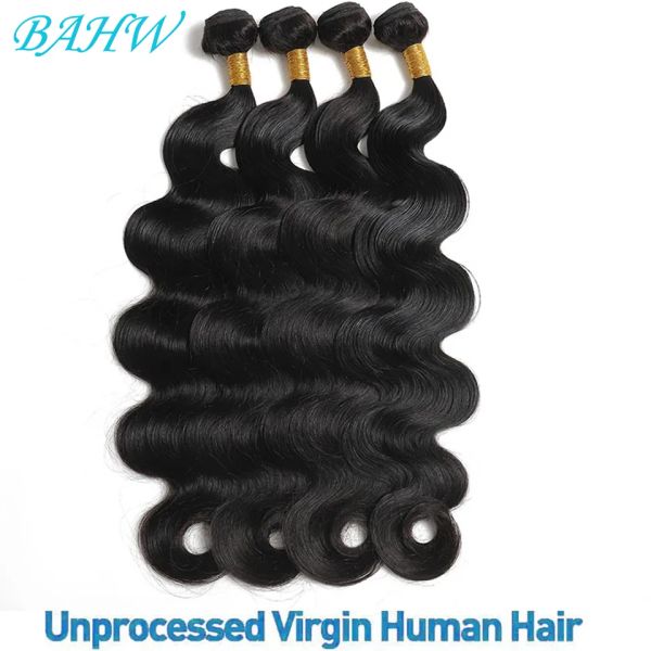 12A BACCHILI PACCOLA DEL BODY BODY BODY 1/2/3/4 PC Colore naturale 100% Virgin Human Hair Weave Prezzo all'ingrosso per le donne nere