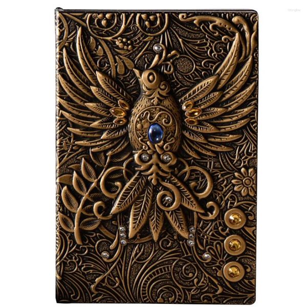 Pad di scrittura artigianato in rilievo scolastico phoenix journal notebook cover cover retry home copertina diga