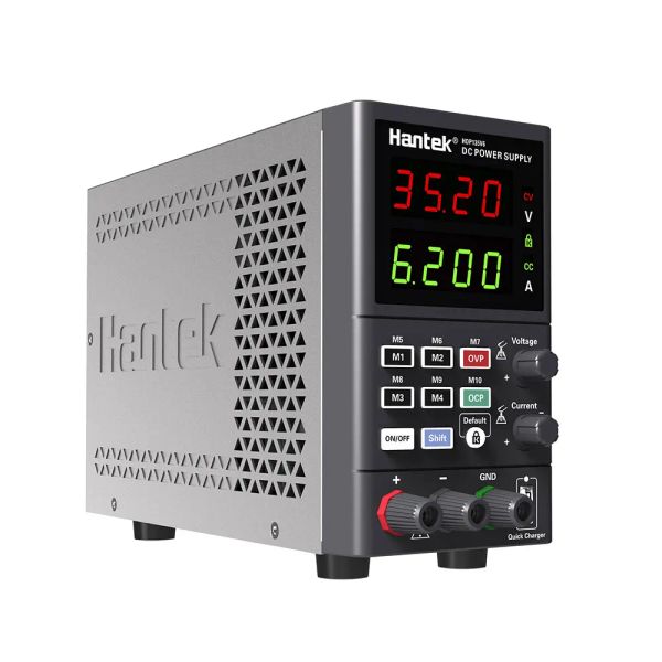 Hantek HDP135V6 DC Power Power Power 35V 6A Регулируемый USB Digital Lab Стабилизированный одноканальный питание