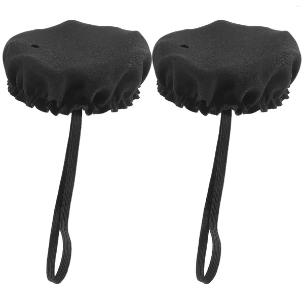 Copos descartáveis canudos 2 peças, tampa de aro de vidro, protetor de bebida, focinho, poeira, máscaras de segurança, capas de pano para bebidas