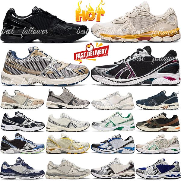 2024 Lauf-Gel-Schuhe NYC für Männer Frauen K14 Designer-Turnschuhe Black Pure Silver Harmony Glacier Brick Dust Oyster Herren Damen Outdoor-Sporttrainer