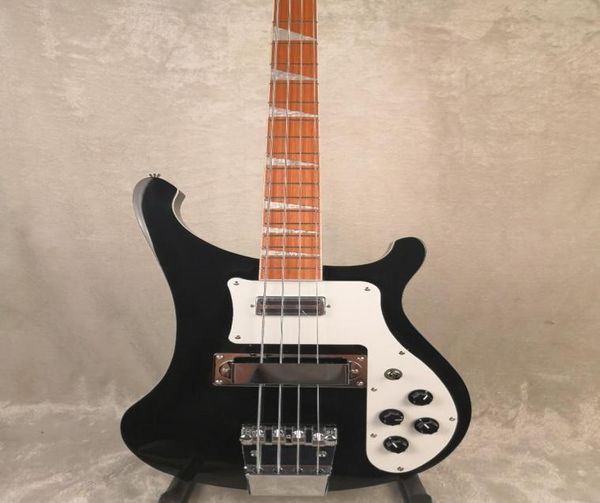 Custom Shop 4-saitige E-Bass-Gitarre, Ahorn-Griffbrett, einteiliger Bass-Korpus, Chrom-Hardware, China-Bassgitarre 9400851