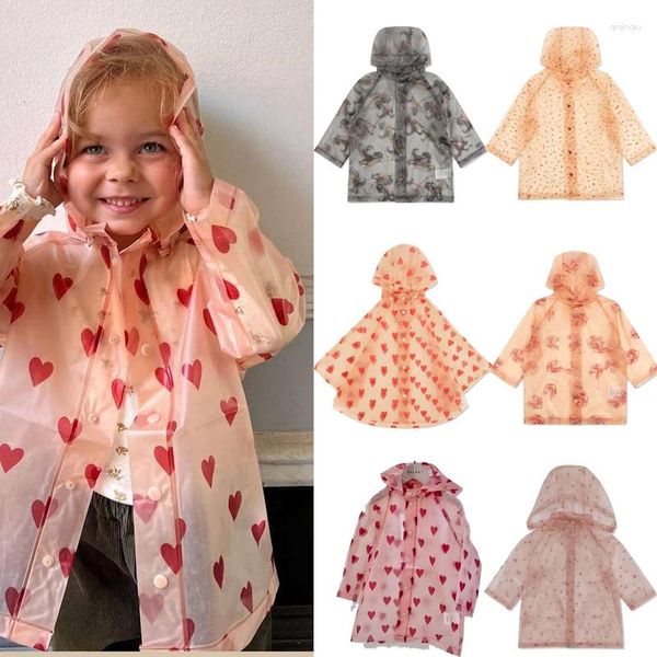 Куртки 2024, осень-зима KS, детский плащ для мальчиков и девочек, верхняя одежда