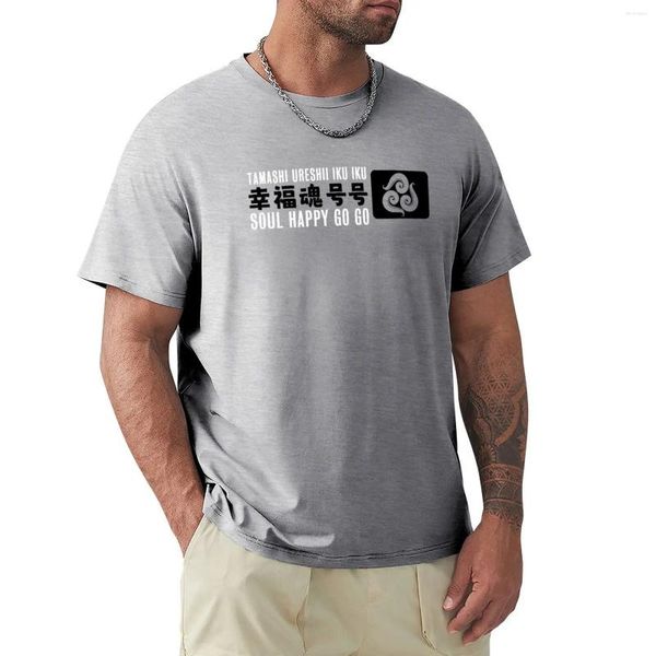 Polos masculinos Soul Happy Go - Grail Industries From Preacher T-Shirt Tees Secagem rápida Plain Oversized T Shirt Men