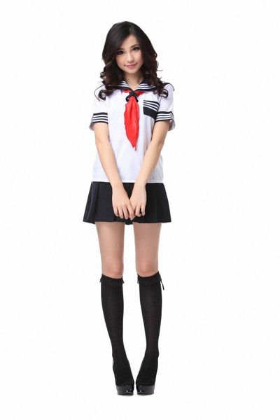 Prodotti sexy uniforme scolastica giapponese marinaio uniforme escolar per ragazze marinaio s adulti vestiti anime x18z #