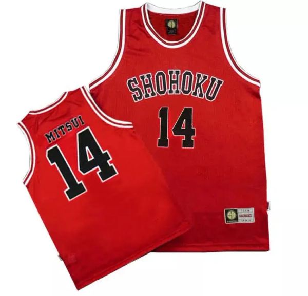 Miyagi Anime Shohoku School Basketball Team Tops camisa camisa 1-15 Cosplay fantasia Sakuragi Hanamichi Jersey Sports Wear Uniform