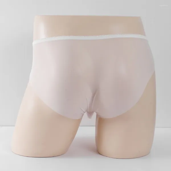 Unterhosen Sexy Männer Sheer Durchsichtig Shorts Nylon Höschen Ultradünne Slips Strumpfhosen Elastische Atmungsaktive Unterwäsche Nahtlos