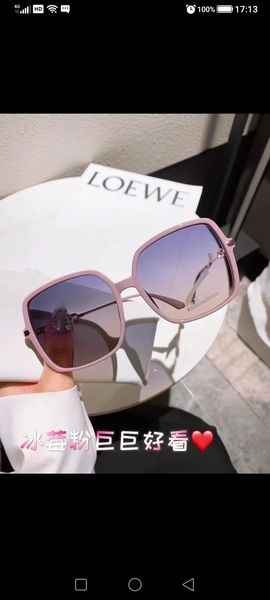 2024 Einführung Großhandelspreis Designer-Sonnenbrille Iceberry Pink Square Damen UV-Schutz UA400 Polarisierter TR-Rahmen Outdoor-Radsport-Strand-Sonnenbrille