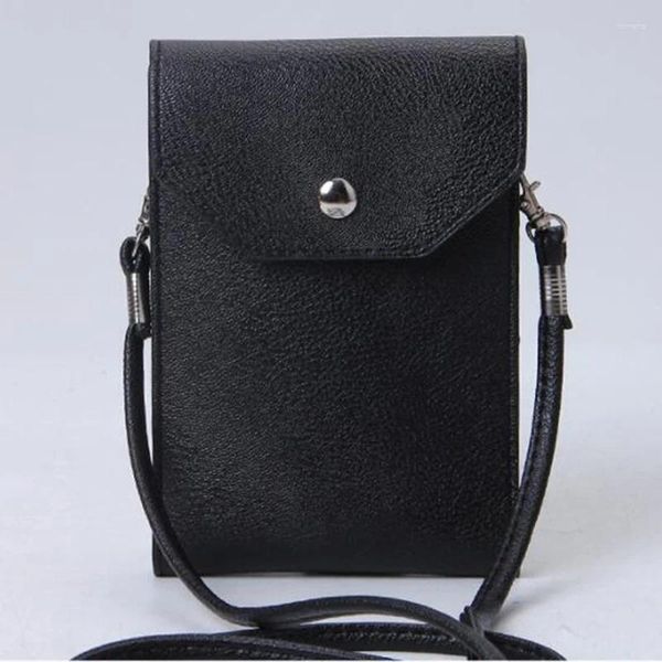 Женская кожаная мини-сумка на ремне, сумка для мобильного телефона, портативная сумка-мессенджер, повседневные кошельки