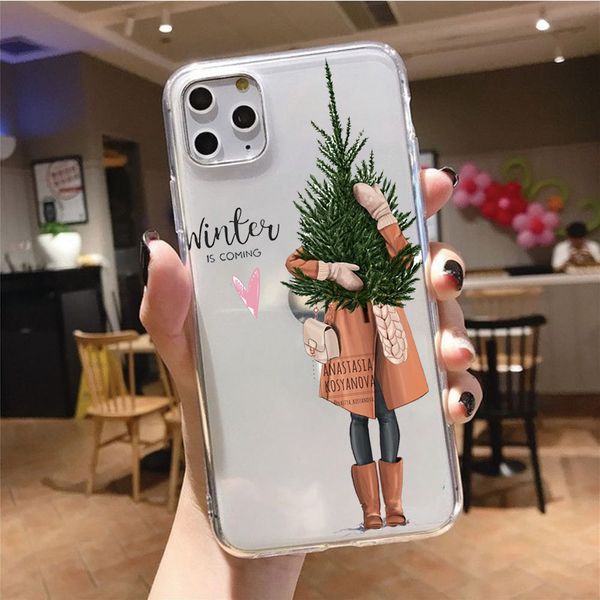 Capa de telefone de Natal para Huawei Honor 9x 9a 8x 8s 7a 7c 20 10i 10xlite y6 y5 p40 p30 lite p20pro mate20pro mate20lite