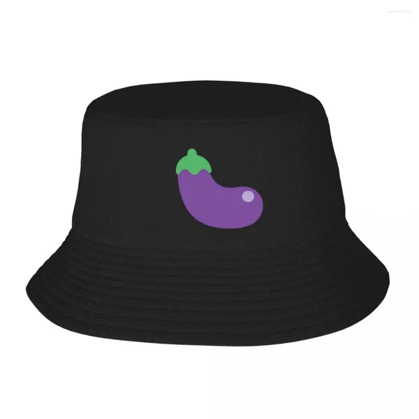 Berets Aubergine Eimer Hüte Panama Für Kinder Bob Herbst Fischer Sommer Strand Angeln Unisex Caps