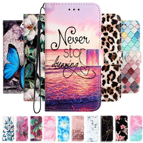 Custodia di portafoglio dipinti di lusso per Xiomi Redmi Nota 12 Copertina per Redmi Note12 12Pro Nota 11Pro 5G Capa Flip Phone Case Coque