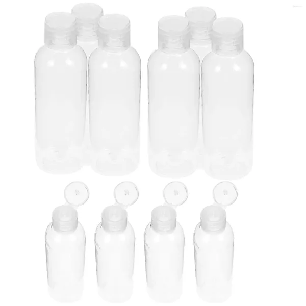 Garrafas de armazenamento 10 Pcs Squeeze Garrafa Recarregável Loção Tamanho de Viagem Recipientes de Higiene Pessoal Shampoo Pequeno Vazio