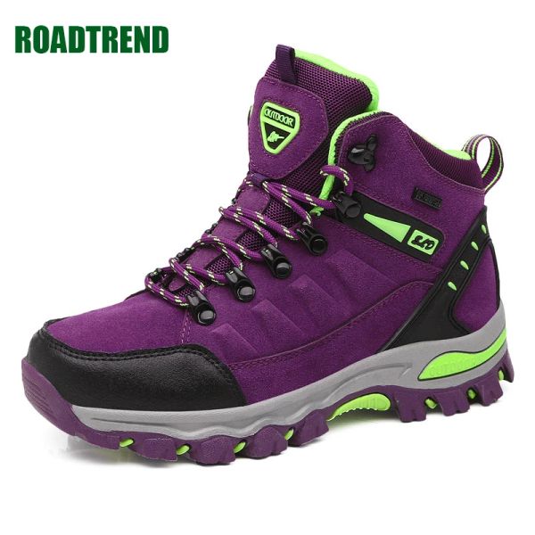 Botas 2022 Spring High Top Hinking Shoes Women Women Outdoor Trekking Sapatos de escalada