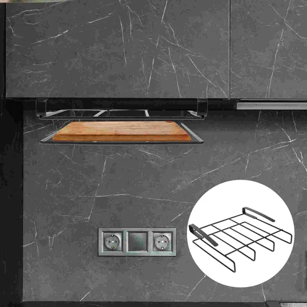 Porta in metallo da cucina in metallo appeso tagliere tagliente porta mobile