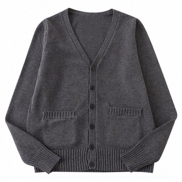 2024 nuova scuola giapponese della Corea JK / DK uniforme studentessa lavorata a maglia con scollo a V maglione sette punti ispessimento h2cp #